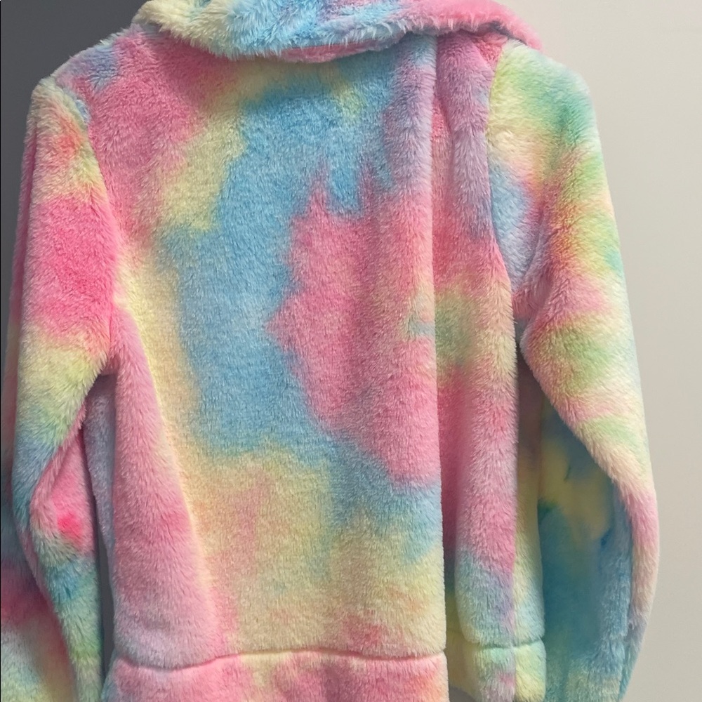 ANDREE BY UNIT Woman’s Multicolor Faux Fur Jacket - Picture 3 of 4